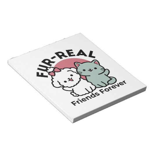 Bloc-note Conception "Fur-Real Friends Forever" (Incliné)