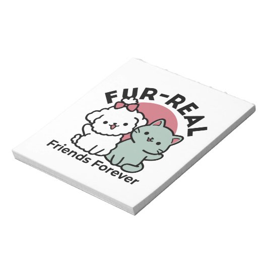 Bloc-note Conception "Fur-Real Friends Forever" (Tourné)