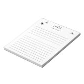 Bloc-note Conception Libellule Avec Nom Personnalisable Régl (Tourné)