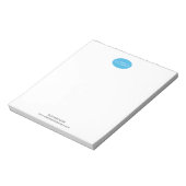 Bloc-note Conception personnalisée simple (Tourné)