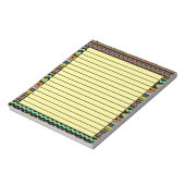 Bloc-note conception tribale (Tourné)