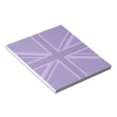 Bloc-note Conception Union Jack violette (Incliné)