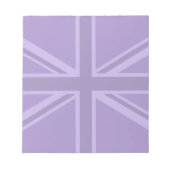 Bloc-note Conception Union Jack violette (Devant)