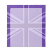 Bloc-note Conception Union Jack violette (Devant)