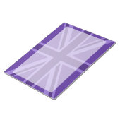 Bloc-note Conception Union Jack violette (Incliné)