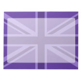 Bloc-note Conception Union Jack violette (Devant)