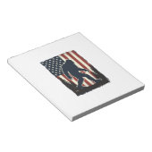 Bloc-note Conception vectorielle de forêt de drapeau américa (Incliné)