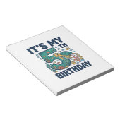 Bloc-note Conception vectorielle sous-marine de tortue marin (Incliné)