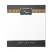 Bloc-note Conception vintage (Devant)