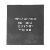 Bloc-note Concevez votre façon - Créez votre propre (Devant)