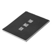 Bloc-note Concevez votre propre (Tourné)