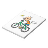 Bloc-note Conduite de vélo - Homme (Tourné)