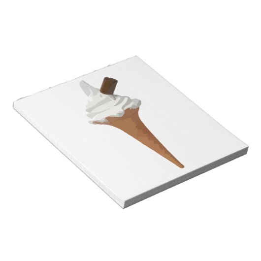 Bloc-note Cône de crème glacée (Incliné)