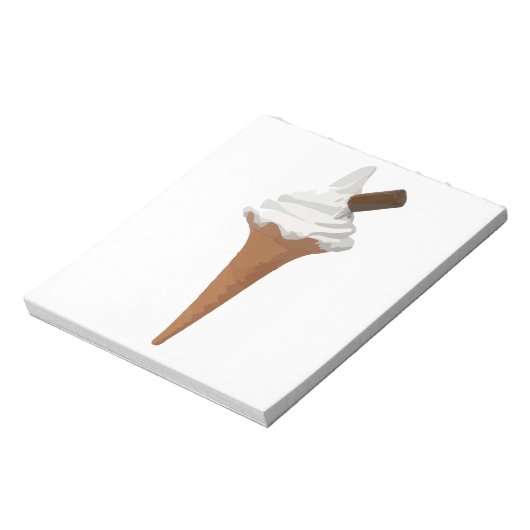 Bloc-note Cône de crème glacée (Tourné)