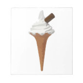 Bloc-note Cône de crème glacée (Devant)