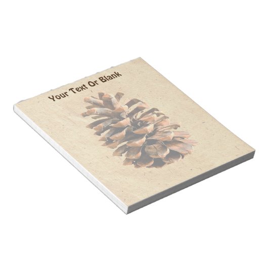 Bloc-note Cône de pin (Incliné)