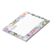 Bloc-note Confiance dans le Seigneur floral (Tourné)