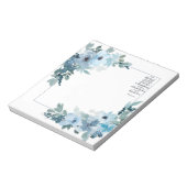 Bloc-note Confiance dans le Seigneur floral (Tourné)