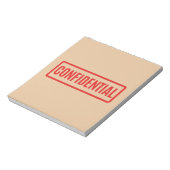 Bloc-note Confidentiel (Tourné)