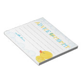 Bloc-note Conseil pour le canard en caoutchouc maman Conseil (Incliné)