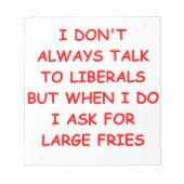 Bloc-note conservateur (Devant)