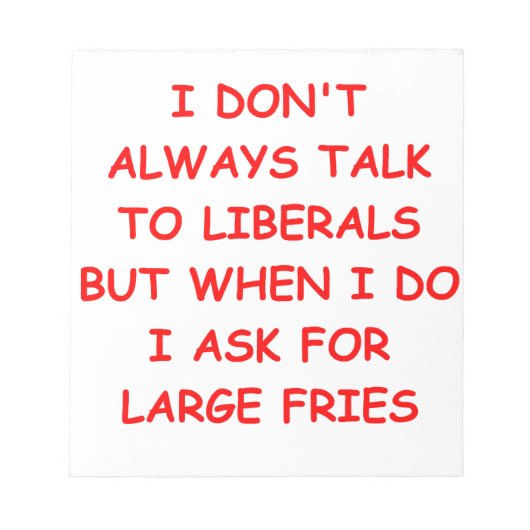 Bloc-note conservateur (Devant)