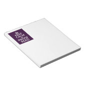 Bloc-note Conserver le calme 'et' Proofread (et) (dans n'imp (Incliné)