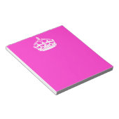 Bloc-note CONSERVEZ LE SYMBOLE DE LA COURONNE CALME sur la d (Incliné)