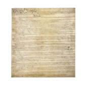 Bloc-note Constitution des États-Unis vintage (Devant)
