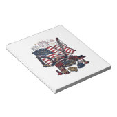 Bloc-note Construction Patriotique USA Vintage (Incliné)