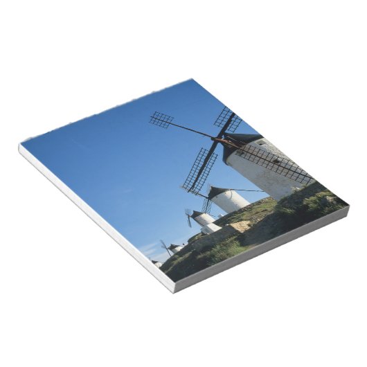 Bloc-note Consuegra, La Mancha, Espagne, éoliennes 2 (Incliné)