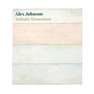 Bloc-note Consultant en bien-être holistique Naturopathes Sp