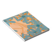 Bloc-note Contemporary Leaf Design in Peach (Incliné)