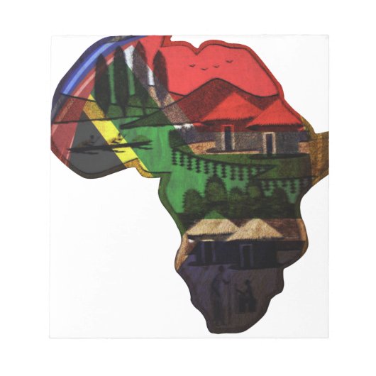 Bloc-note continent africain (Devant)