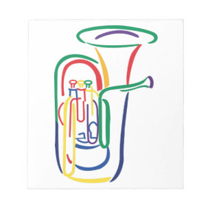 Bloc-note Contour de tuba