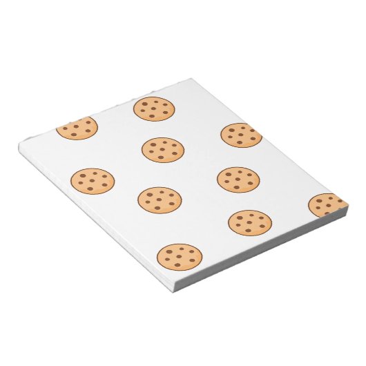 Bloc-note cookies on white (Incliné)