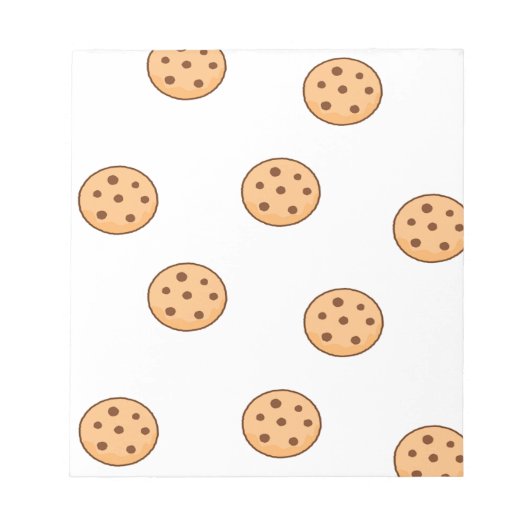 Bloc-note cookies on white (Devant)