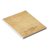 Bloc-note Cool de Modèle de monogramme de texte manuscrit vi (Incliné)