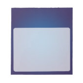 Bloc-note Cool Grainy Deep Blue Vignette (Devant)