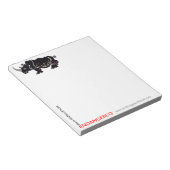 Bloc-note Cool RHINOCEROS - Animal en voie de disparition - (Incliné)