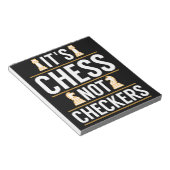 Bloc-note cool ses échecs pas checkers chèques joueurs cadea (Incliné)