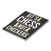 Bloc-note cool ses échecs pas checkers chèques joueurs cadea (Tourné)