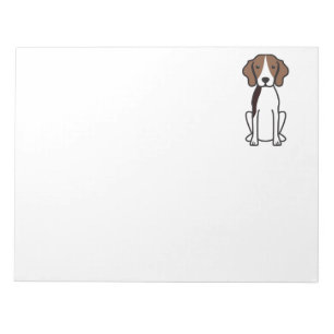 Bloc-note Coonhound Walker Tree Dog Cartoon