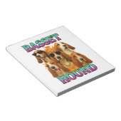 Bloc-note Copie Basset Hound (Incliné)
