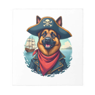 Bloc-note Copie de Pirate de Chien Berger Allemand
