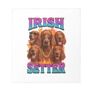 Bloc-note Copie de Setter Irlandais