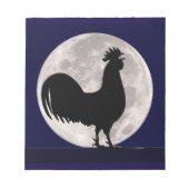 Bloc-note Coq au clair de lune (Devant)