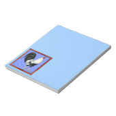 Bloc-note Coq domestique encadré (Tourné)