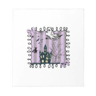 Bloc-note Coquette iridescente Halloween