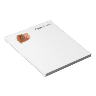 Bloc-note Coquillage conque aquarelle